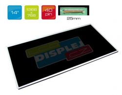 LCD displej display Fujitsu LifeBook LF700/3A 14" WXGA HD 1366x768 LED