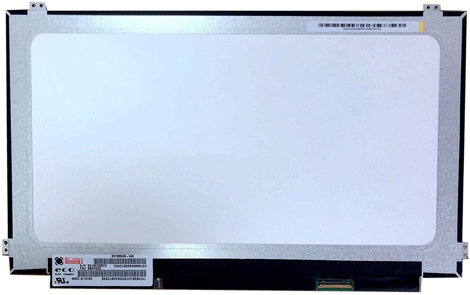 NV156QUM-N43 LCD 15.6" 3840x2160 UHD LED 40pin Slim Special Hyundai-BOEhydis