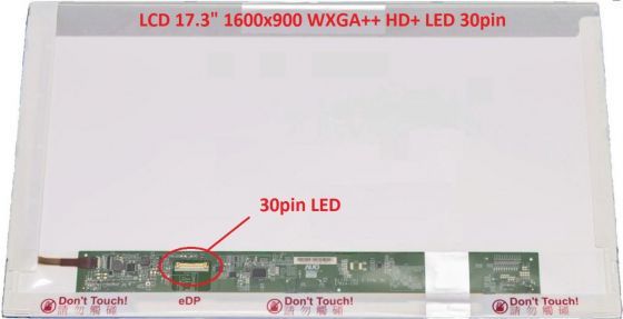 LCD displej display Lenovo G70-70 80HW Serie 17.3" WXGA++ HD+ 1600x900 LED