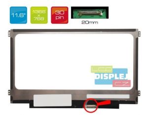 LCD displej display Acer Chromebook 11A-NE0000NA 11.6" 1366x768 WXGA HD LED 30pin Slim (eDP)