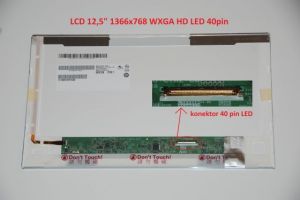 LCD displej display HP Compaq 2560P Serie 12.5" WXGA HD 1366x768 LED | matný povrch, lesklý povrch