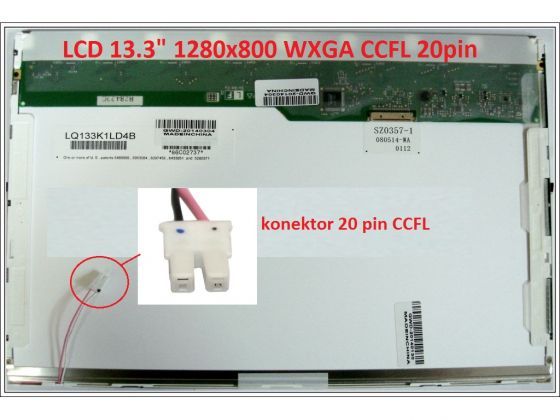 LCD displej display MSI EX300-018US 13.3" WXGA 1280x800 CCFL