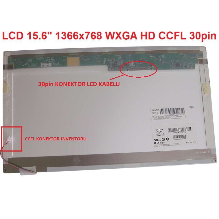 LCD 15.6" 1366x768 WXGA HD CCFL 30pin