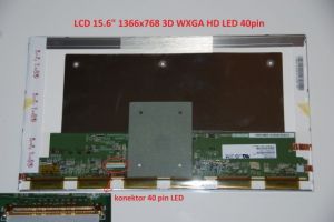LCD displej display Asus G51JX-IX009V 15.6" WXGA HD 1366x768 3D LCD displej | matný povrch, lesklý povrch