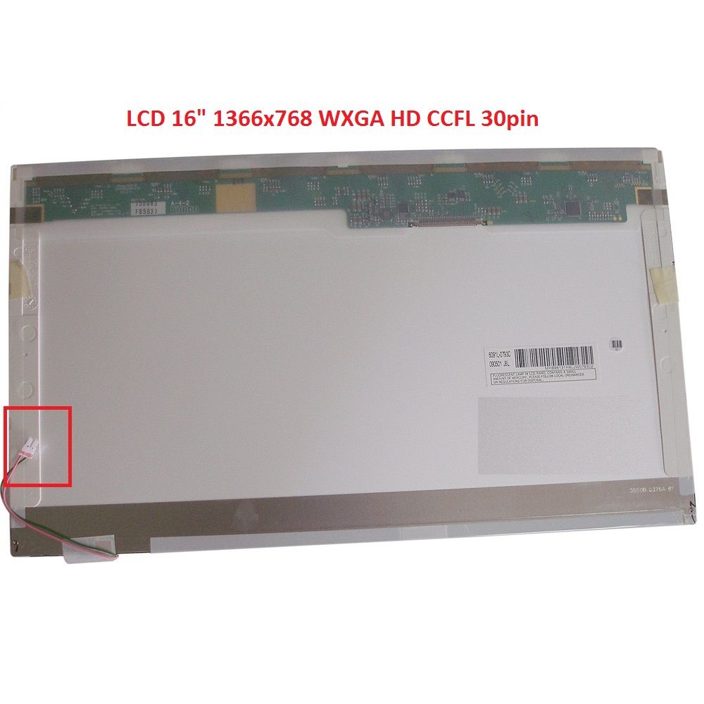 LCD 16" 1366x768 WXGA HD CCFL 30pin