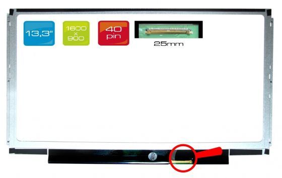 LP133WD1(SL)(A1) LCD 13.3" 1600x900 WXGA++ HD+ LED 40pin Slim LP display displej LG Philips
